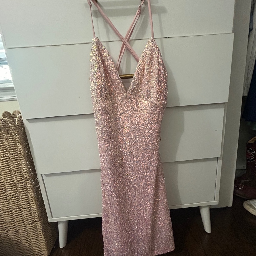 NWT woman’s pink mini dress